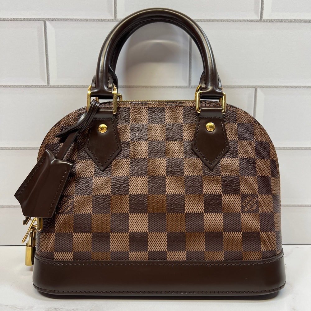 Louis Vuitton Brown Damier Ebene Alma BB Shoulder Bag